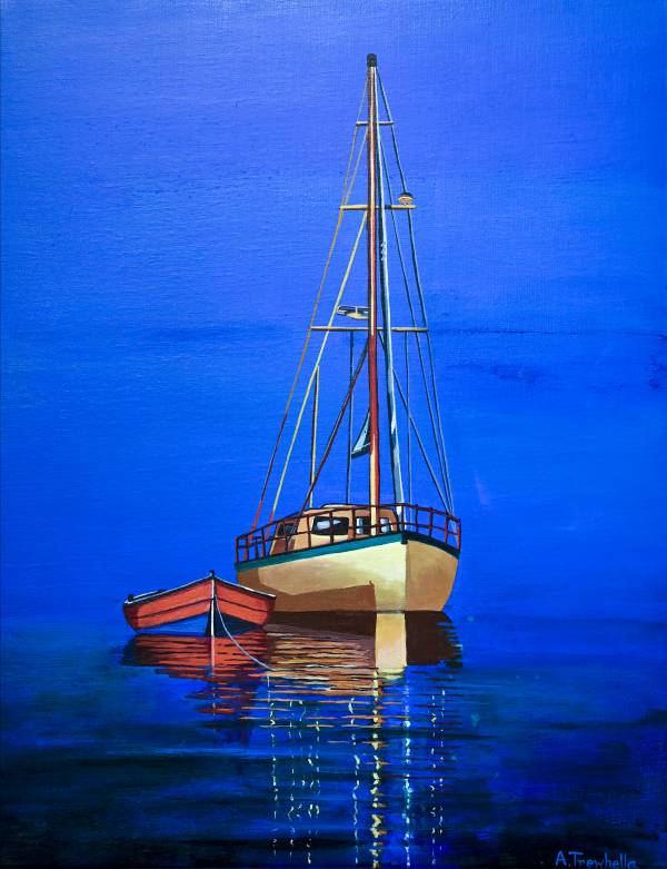 - Acrylic on Canvas, Painting by Alicia Trewhella, measuring 50 x 40 cm (H x W) framed at 60 x 50 cm £495